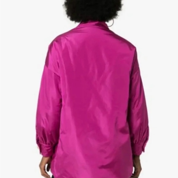 Gucci Fuchsia Satin Women's Jacket - Picture 10 of 12